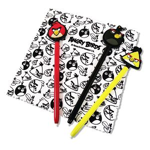 Angry Birds Large Character Stylus Set with Cleaning Cloth
