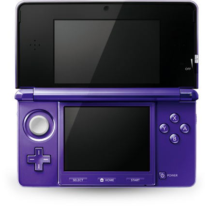 Nintendo 3DS (Midnight Purple) image 2