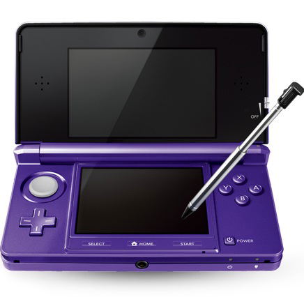 Nintendo 3DS (Midnight Purple) image 1