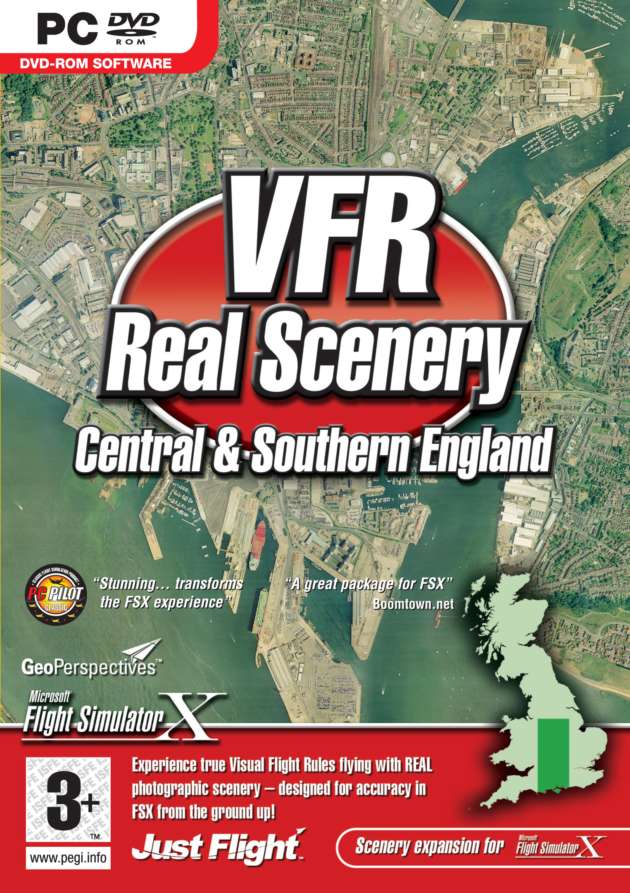 VFR Real Scenery Volume 2: Central and Southern England (DVD-ROM) — Import Game Deal