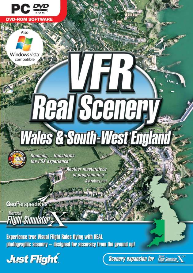 VFR Real Scenery Volume 3: Wales and South West England (DVD-ROM) — Import Game Deal