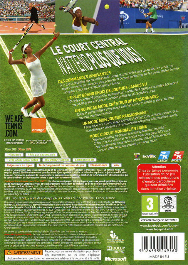 Top Spin 4 image 2