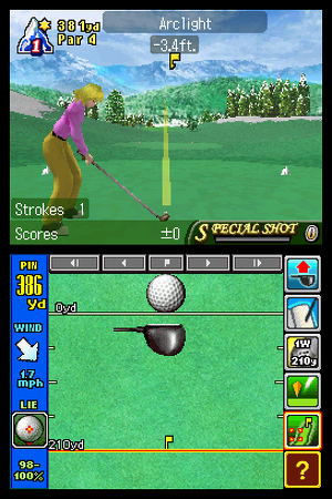 Nintendo Touch Golf Birdie Challenge image 2