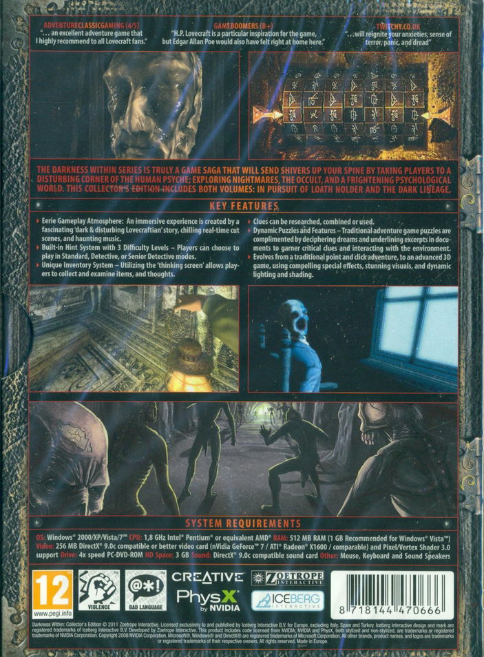 Darkness Within Collector's Edition (DVD-ROM) image 2