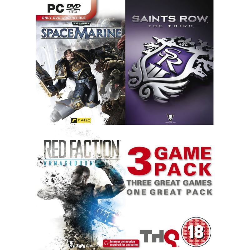 Saints Row The Third, Space Marine & Red Faction Armageddon Triple Pack (DVD-ROM) image 1
