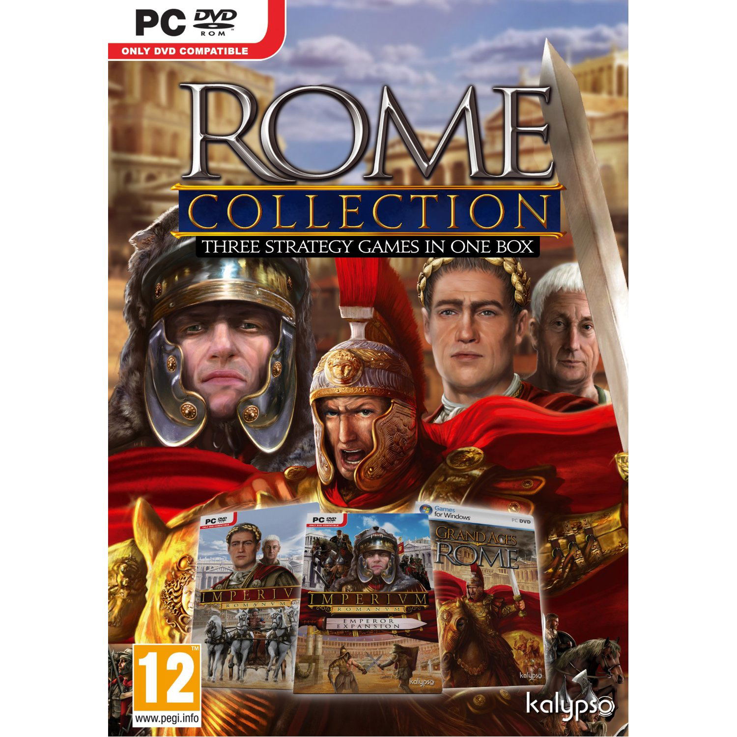 Rome Collection (DVD-ROM) for Windows - Bitcoin & Lightning accepted