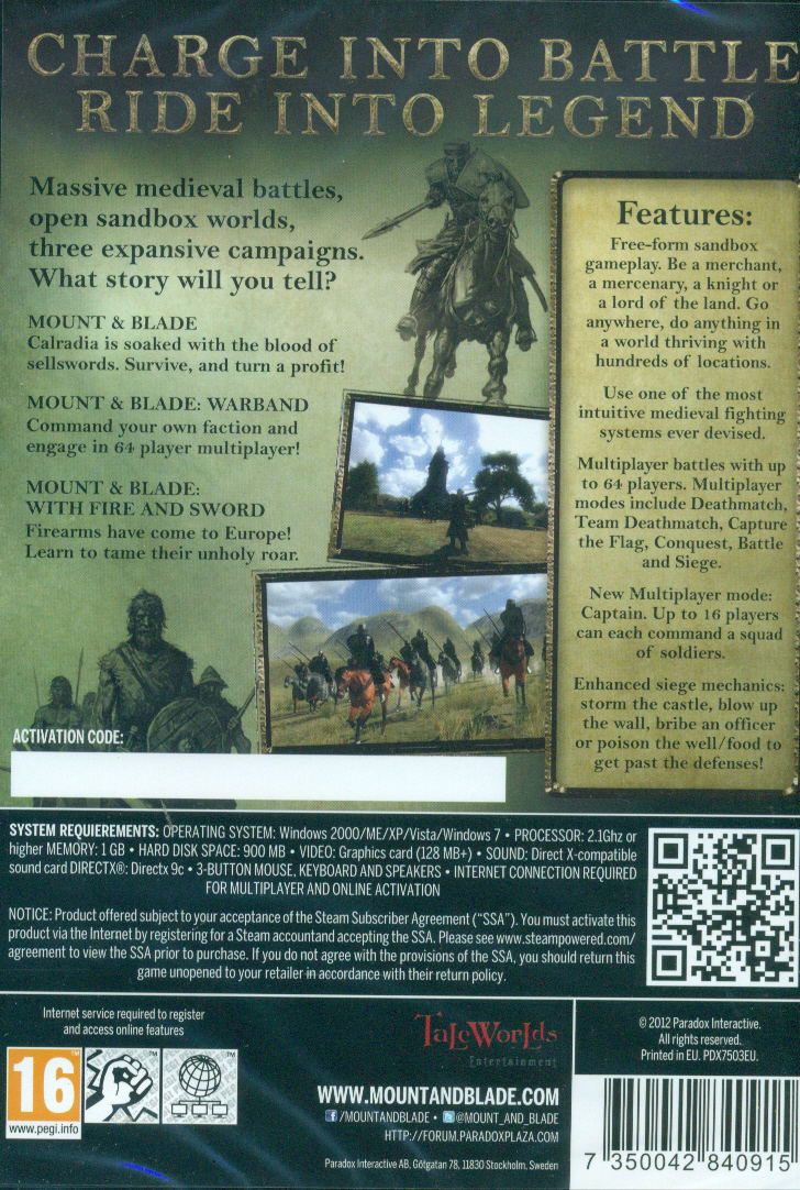 Mount & Blade Collection (DVD-ROM) image 2