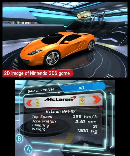 Asphalt 3D: Nitro Racing for Nintendo 3DS