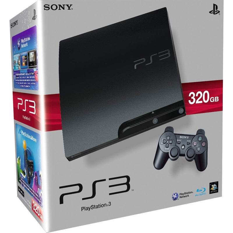 PlayStation3 Slim Console (HDD 320GB Classic Black Model) image 1