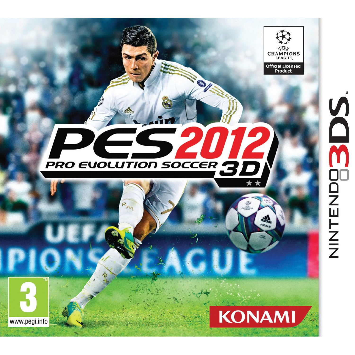 Pro Evolution Soccer 2012 3D paraca Nintendo 3DS