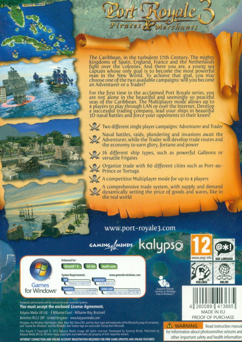Port Royale 3: Pirates and Merchants (DVD-ROM) image 2