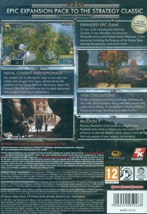 Sid Meier's Civilization V: Gods & Kings (Expansion Pack) (DVD-ROM)