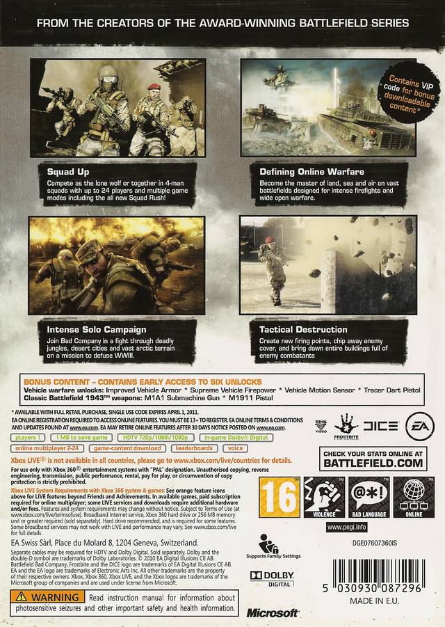Battlefield: Bad Company 2 (Limited Edition) image 2