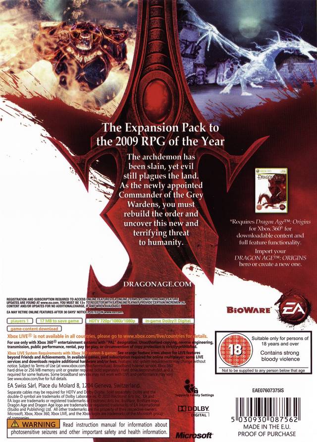 Dragon Age Origins: Awakening image 2