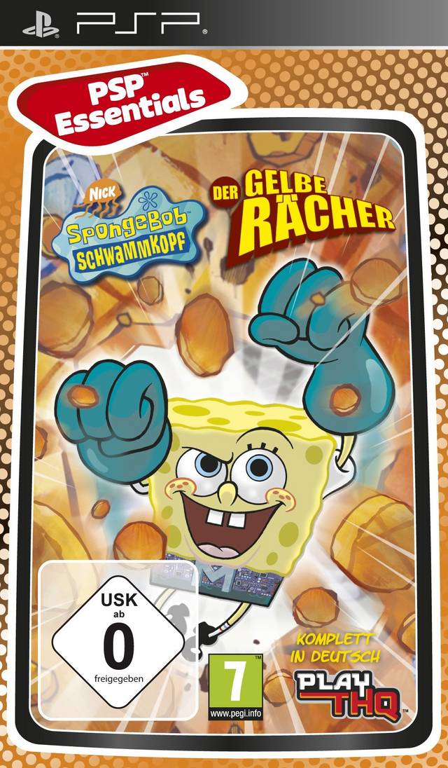 SpongeBob SquarePants: The Yellow Avenger (PSP Essentials) image 1