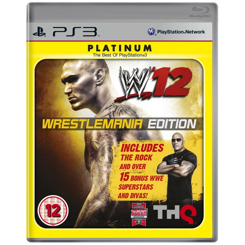 WWE '12 (WrestleMania Edition) (Platinum) image 1