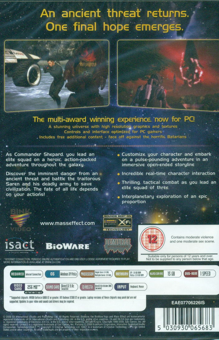 Mass Effect (EA Value Games) (DVD-ROM) image 2