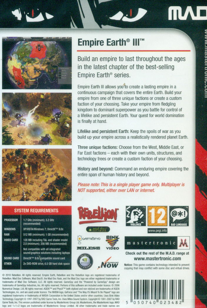 Empire Earth III (DVD-ROM) image 2
