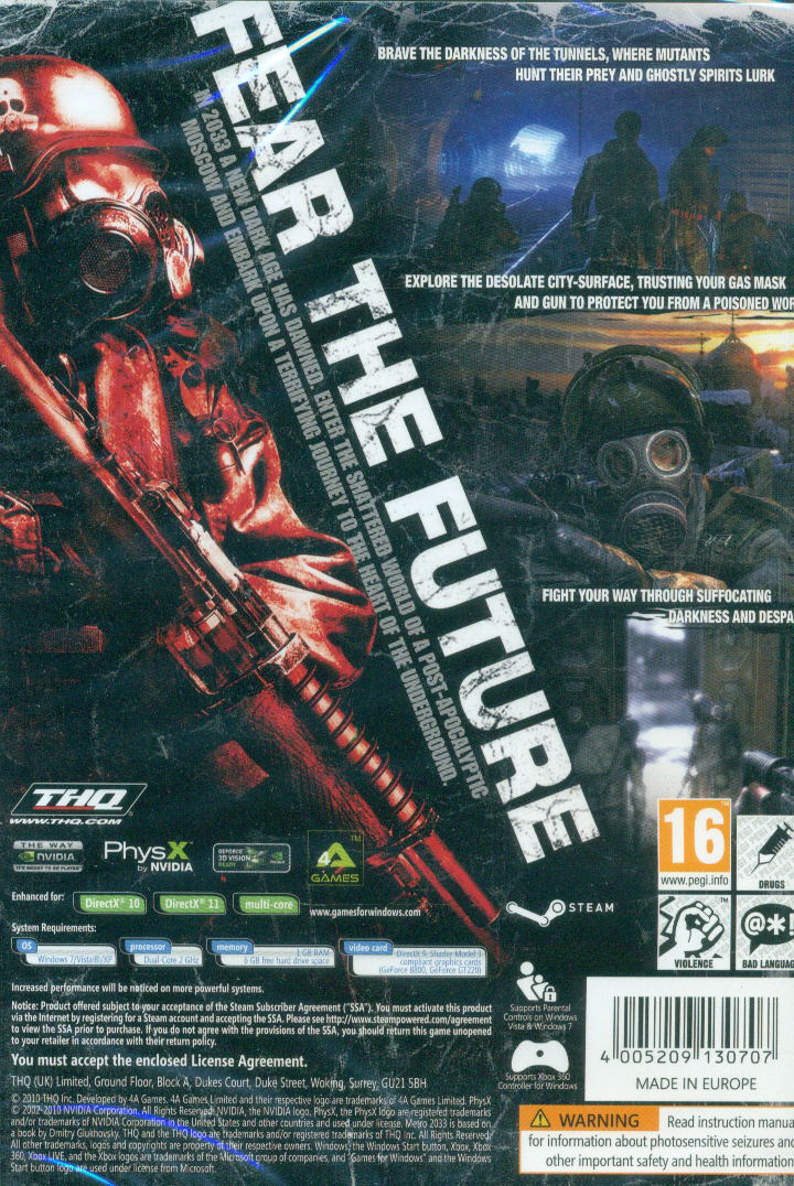 Metro 2033 (DVD-ROM) image 2