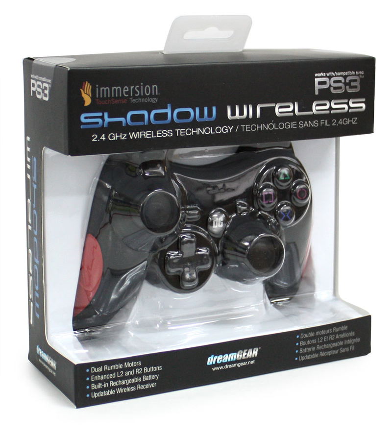 DreamGear Shadow Wireless Controller (Black) image 1