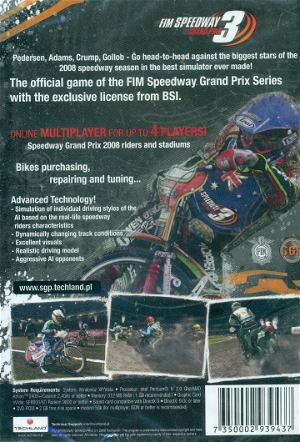 FIM Speedway Grand Prix 3 (DVD-ROM)