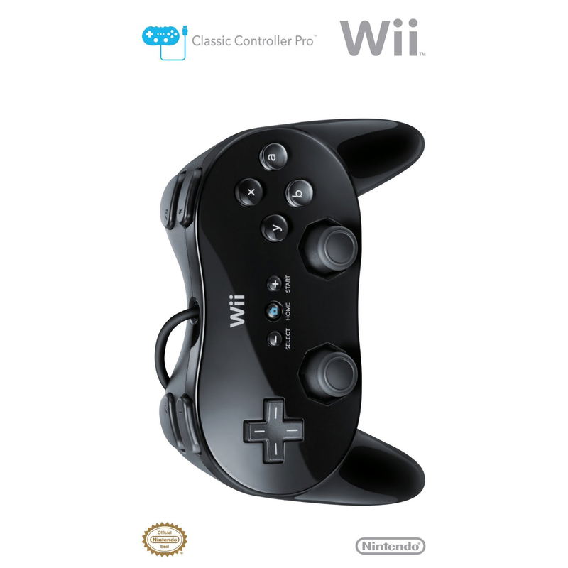 Wii Classic Controller Pro (Black) image 2