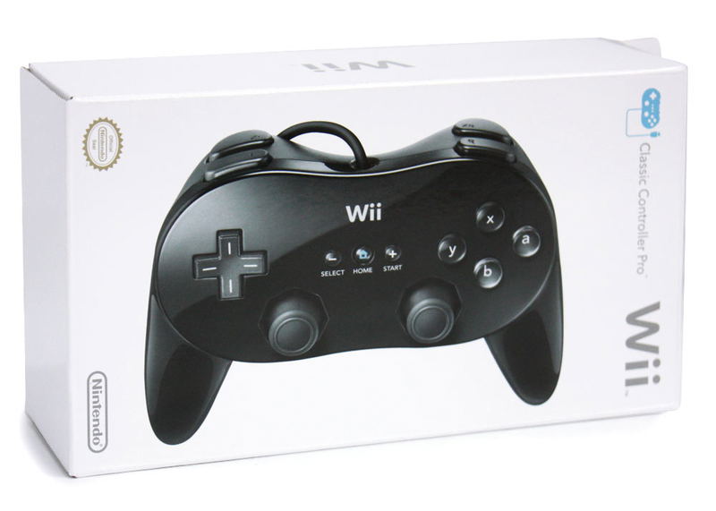 Wii Classic Controller Pro (Black) image 1