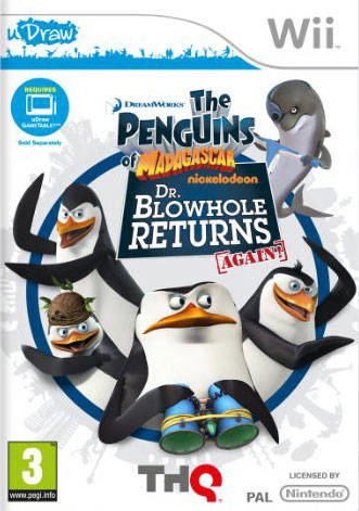 Penguins of Madagascar: Dr. Blowhole Returns - uDraw image 1
