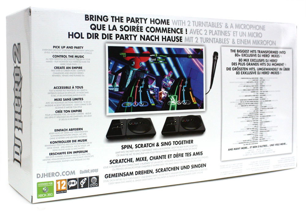 Jeu DJ Hero Start The Party / Version Française Intégrale / Activision Xbox 360 Jeu DJ Hero Start The Party / Version Française Intégrale / Activision Xbox 360