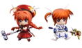 Nendoroid Petite Magical Girl Lyrical Nanoha Innocent Non Scale Pre-Painted PVC Figure Set: Takamachi Nanoha Sacred Mode & Vita thumbnail 1