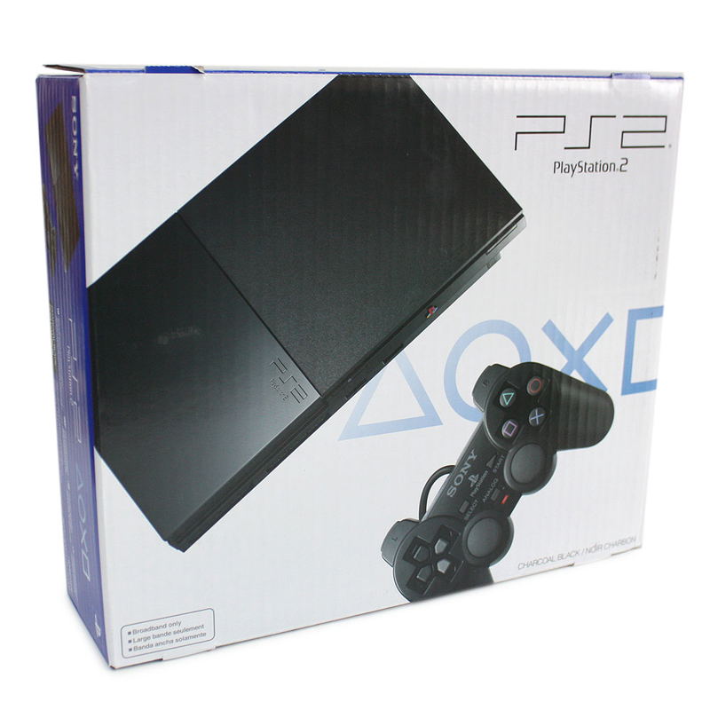 PlayStation2 Console Slim Black (Charcoal Black) image 1