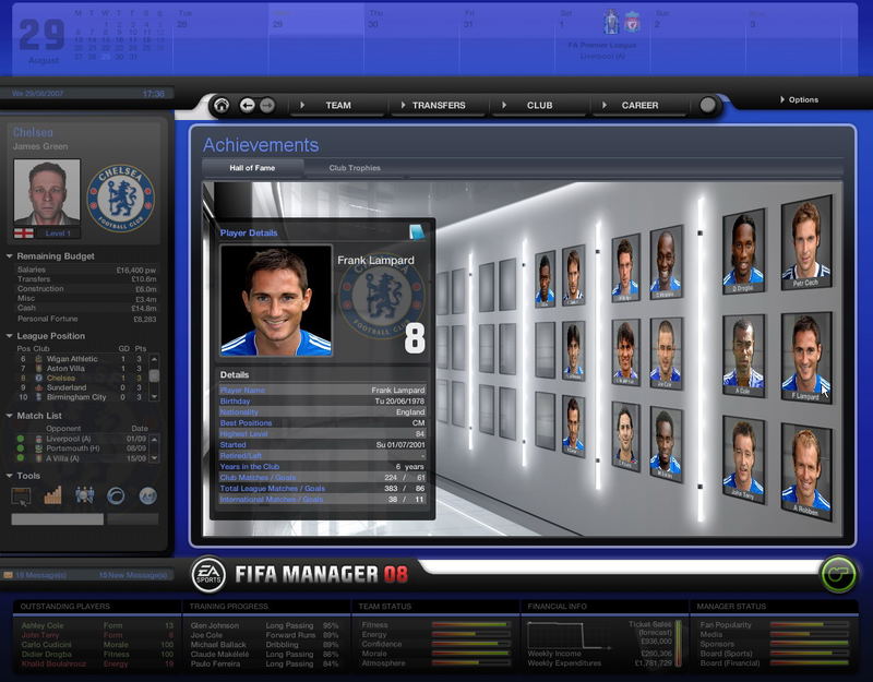FIFA Manager 08 (EA Classics) (DVD-ROM) image 6
