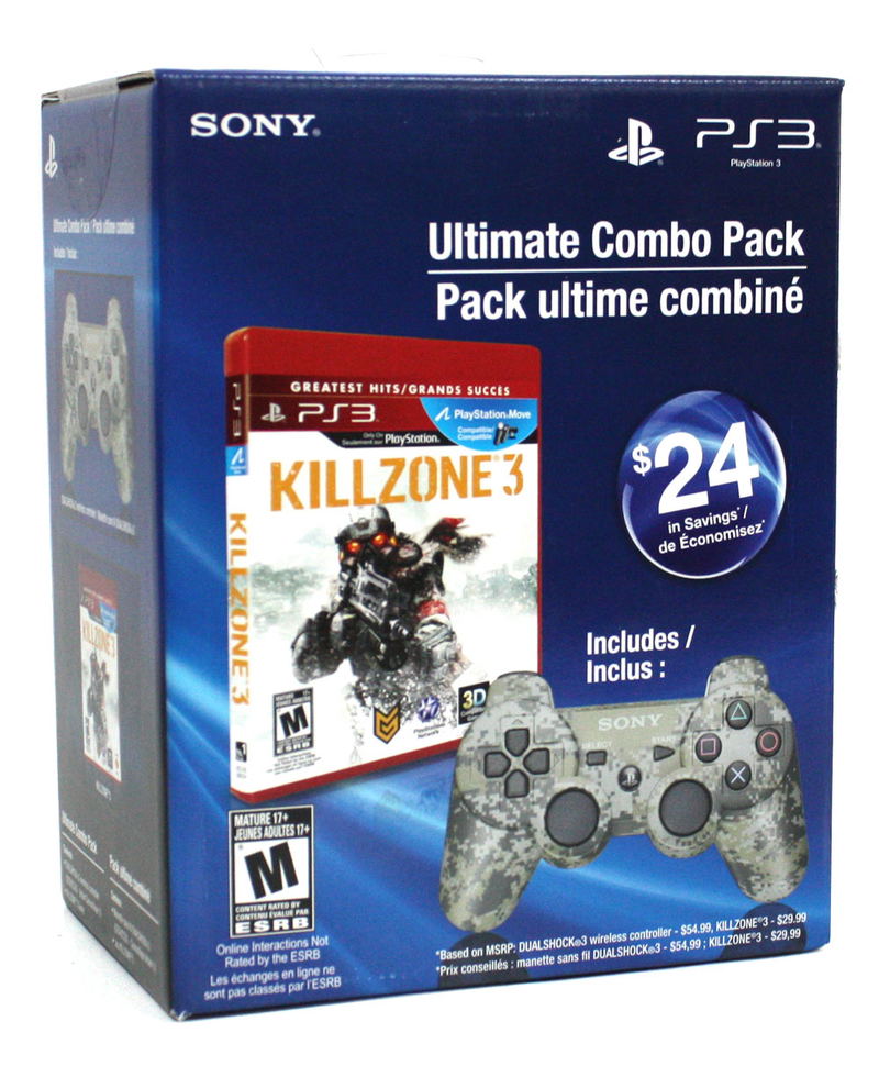 Ultimate Combo Pack: Killzone 3 (Greatest Hits) + Urban Camouflage DualShock 3 image 1