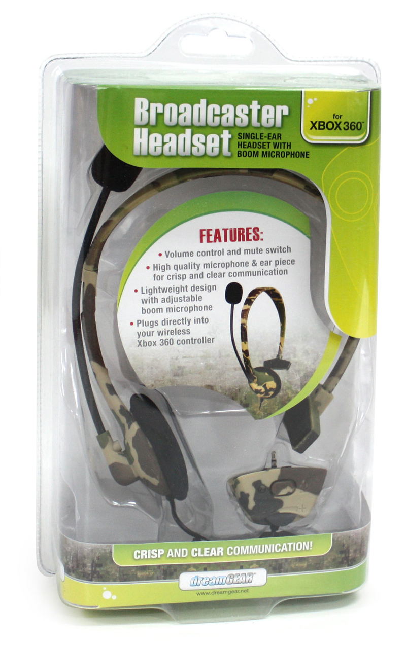 DreamGear Broadcaster Headset (Camo) image 2