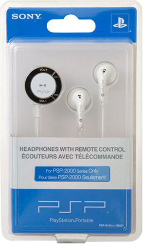 Sony PSP Headphones with Remote Control (2000 Series)