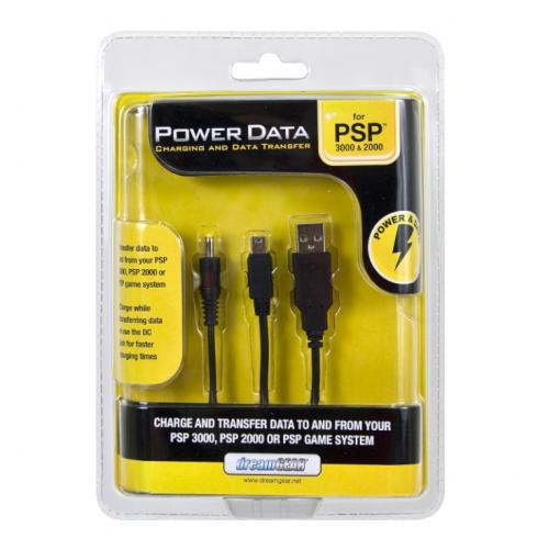 DreamGear Power Data Cable (Black) image 1