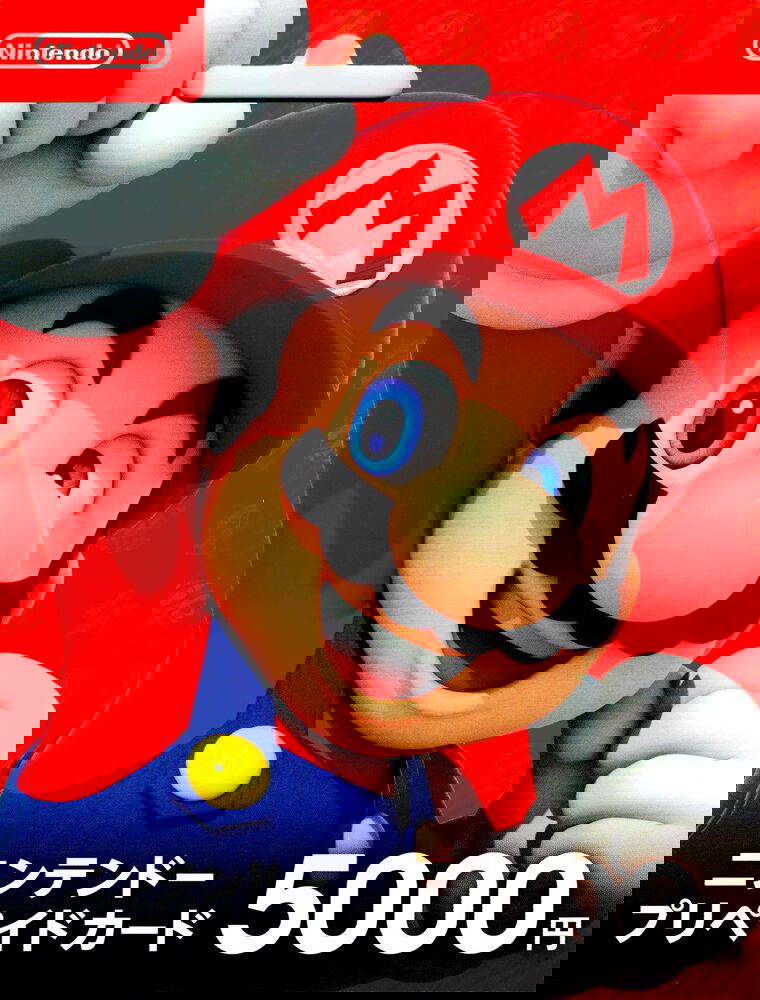 Nintendo eShop Card 5000 YEN Japan Account digital for Nintendo