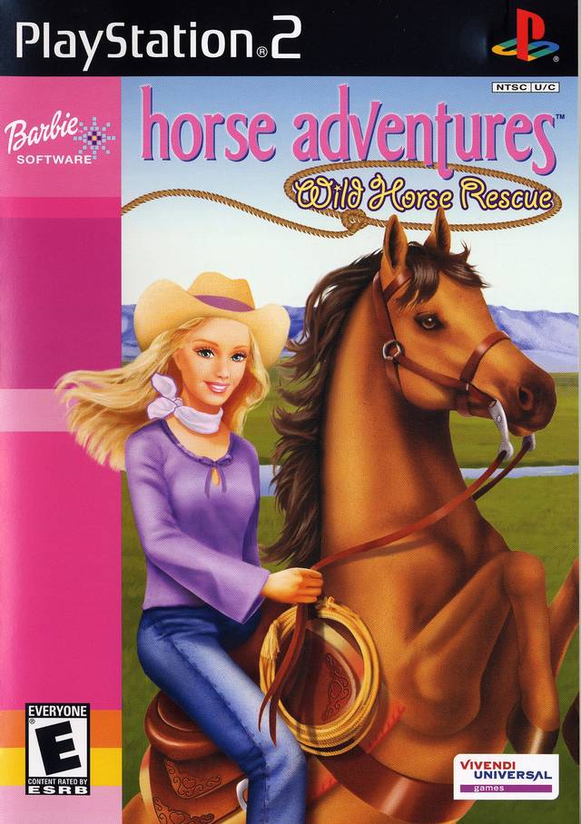 Wild Horse Adventures Barbie Ps1 Horse Game HORSE CLUB ADVENTURES
