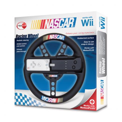 DreamGear NASCAR Racing Wheel  (Rubberized Black) image 1