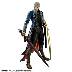 Devil May Cry 3 Non Scale Pre-Painted PVC Play Arts Kai Statue: Vergil_