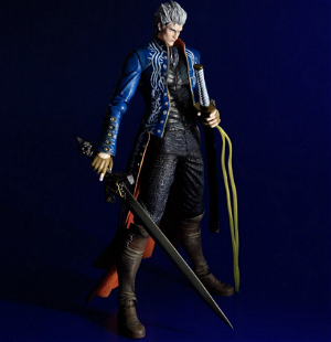 Devil May Cry 3 Non Scale Pre-Painted PVC Play Arts Kai Statue: Vergil