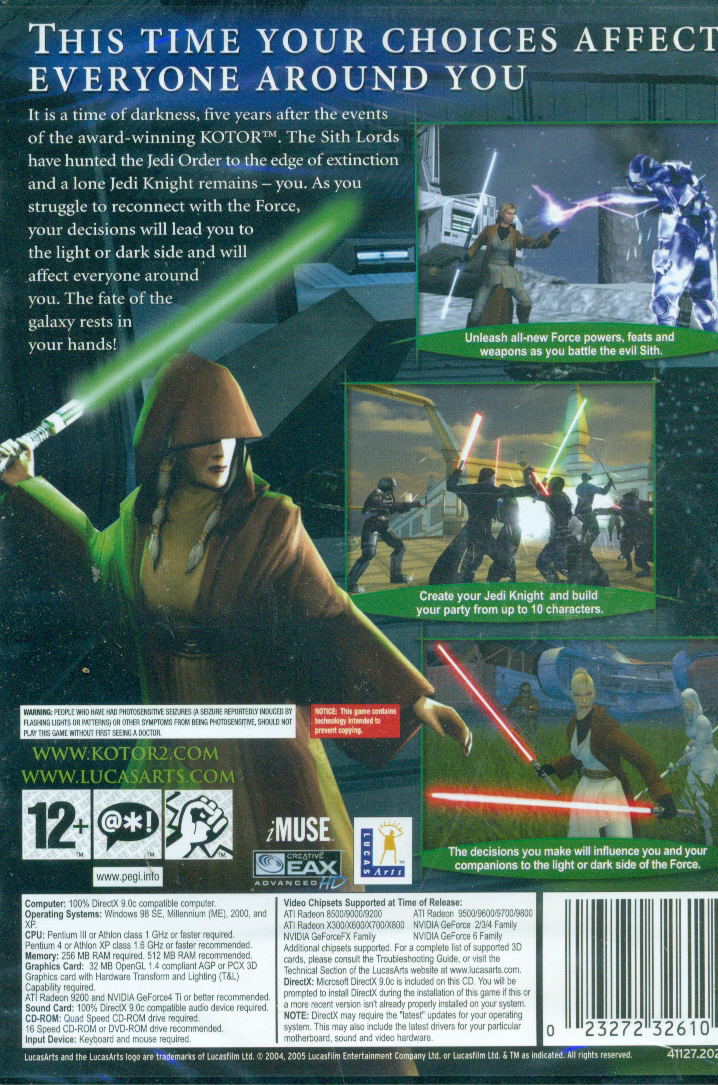 Star Wars: Knights of the Old Republic II: The Sith Lords image 2