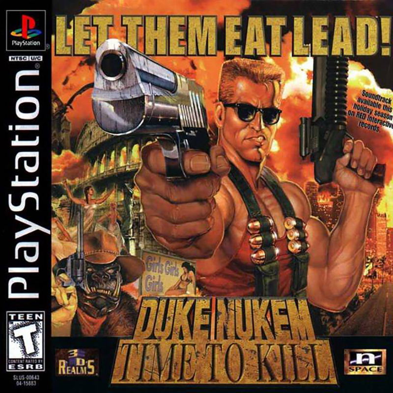 DUKE NUKEM TIME TO KILL. 北米版　PlayStation Duke Nukem: Time to Kill para PlayStation
