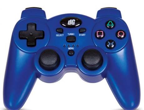 kort Milliard Eller senere DreamGear Radium Wireless Controller with SIXAXIS (Metallic Blue) for PlayStation  3