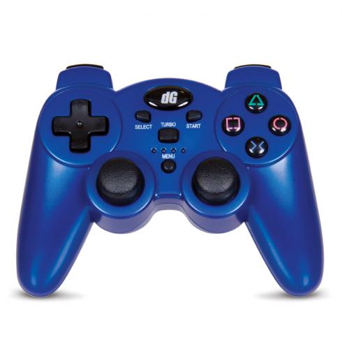 DreamGear Radium Wireless Controller with SIXAXIS (Metallic Blue) image 1