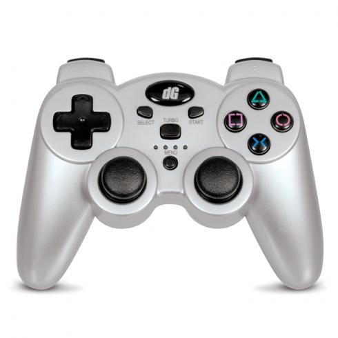 DreamGear Radium Wireless Controller with SIXAXIS (Metallic Silver) image 1