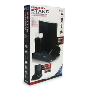 DreamGear Power Stand Rubberized Black for PlayStation