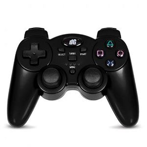 DreamGear Radium Wireless Controller with Dual Rumble Motors for PS3 (Black)