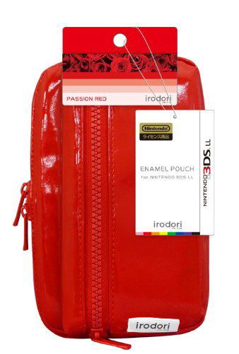 Enamel Pouch for 3DS LL (Passion Red) image 1