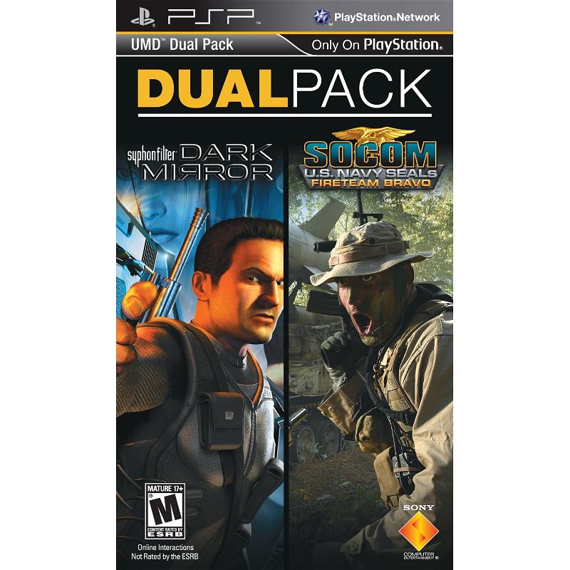 Dual Pack: Syphon Filter: Dark Mirror / SOCOM: U.S. Navy SEALs Fireteam  Bravo for Sony PSP